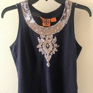 Tory Burch sequin tank